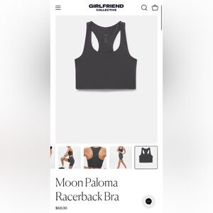 Girlfriend Collective Charcoal Sleeveless Paloma Top